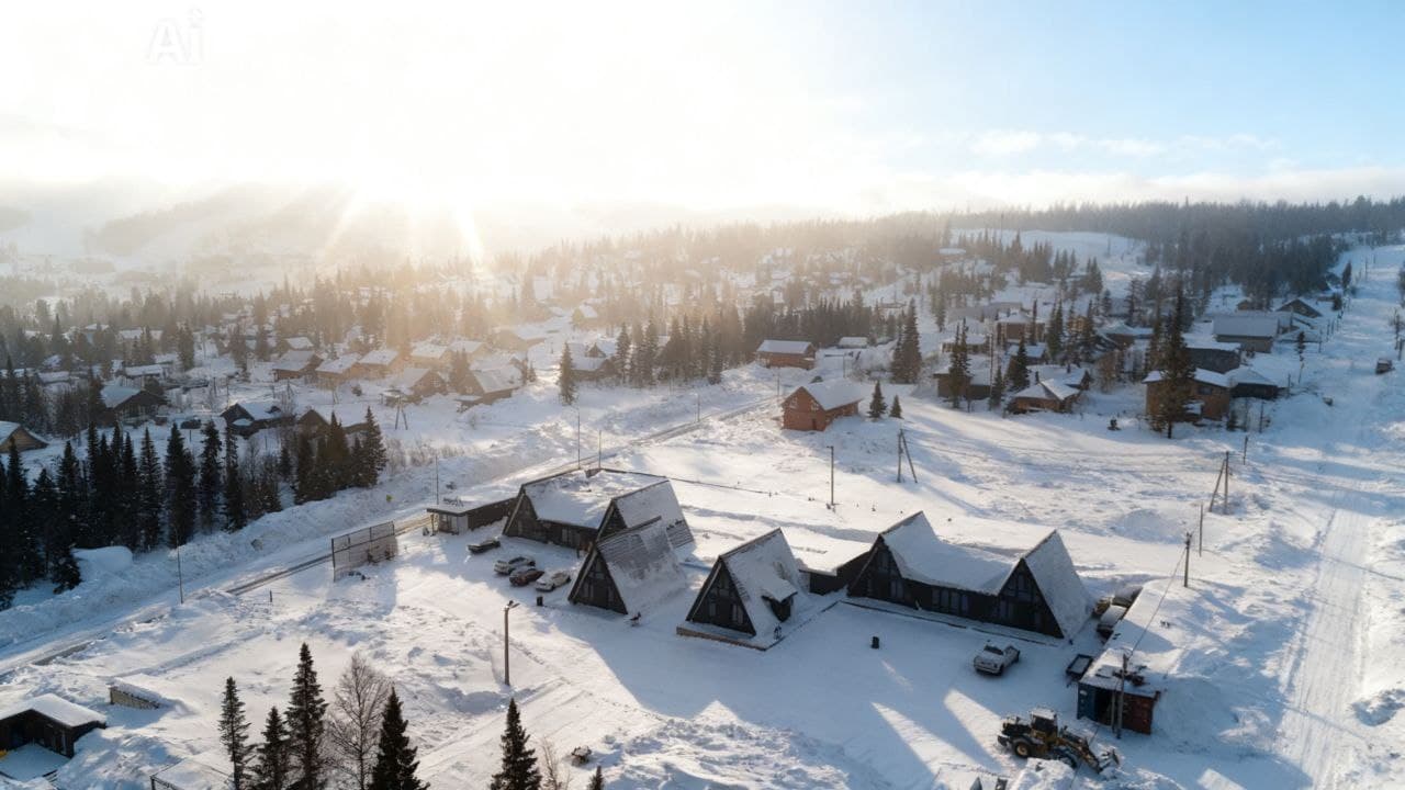 Sheregesh宾馆的房屋